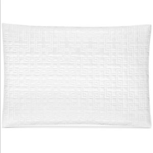 Hotel Collection Embroidered Frame White
Quilted Sham, Standard